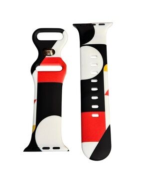 Mickey Mouse Multicolored Apple Watch Series  4-10 Sport Strap 38-42mm NWT